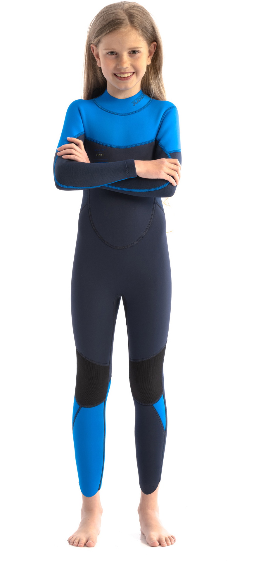 2025 Jobe Junior Boston 3/2mm Back Zip Wetsuit 3035210 - Blue